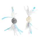 GALAXY FAR AWAY WICKER BALL WITH FEATHER (2pcs) IDS0TOY99941