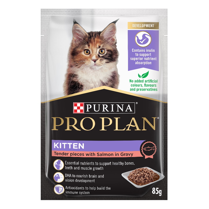 (POUCH) PRO PLAN KITTEN SALMON 85g