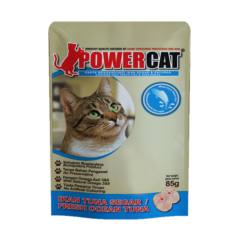 Power cat wet outlet food