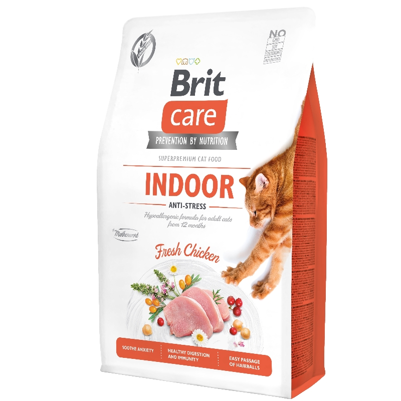 CAT BRIT CARE GRAIN FREE INDOOR ANTI STRESS 400g